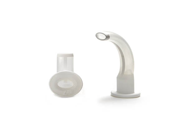 One-piece Guedel airway, size 1.5, ISO 7.0, white