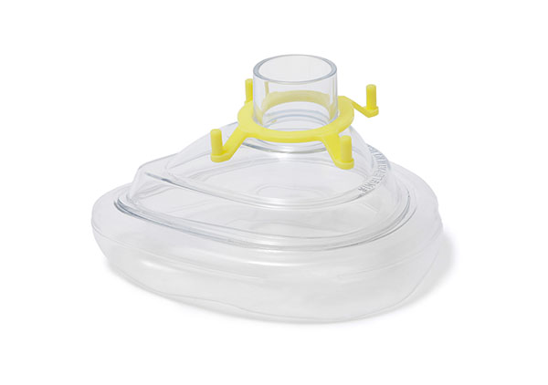 Economy, anaesthetic face mask, size 3, small adult, 22F