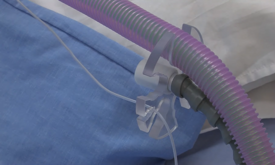 Adult and paediatric breathing system tube supports