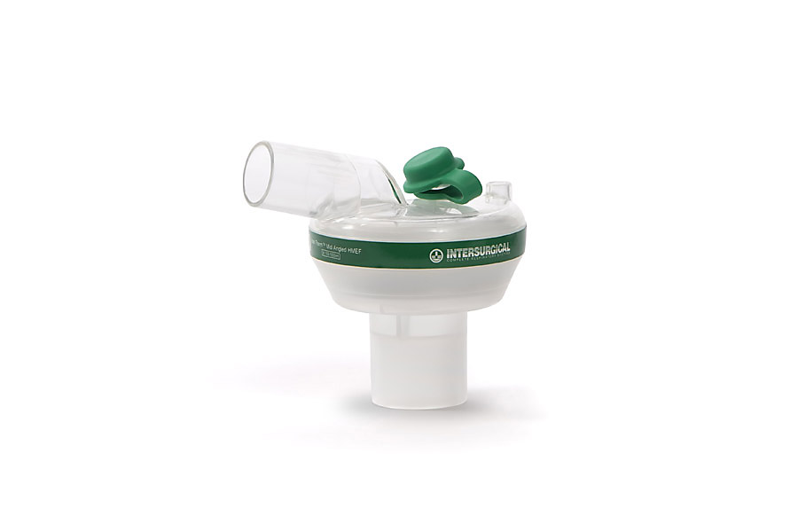 Inter-Therm™ Midi angled HMEF with luer port