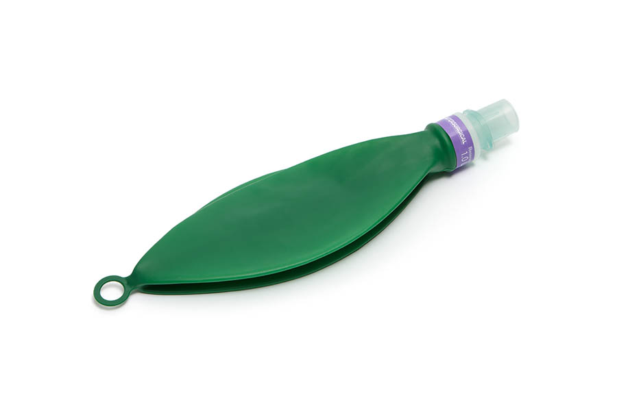 Reservoir bag, 1L with anti occlusion cage mount, 15F neck