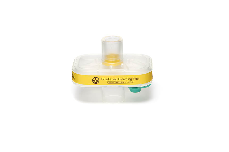 Filta-Guard™ breathing filter with luer port
