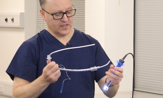 Use of the USB™ as a bougie or as a stylet with a hyper-angulated blade video laryngoscope