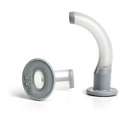 One-piece Guedel airway, size 0, ISO 5.5, grey