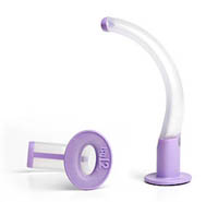 One-piece Guedel airway, size 5, ISO 12.0, purple